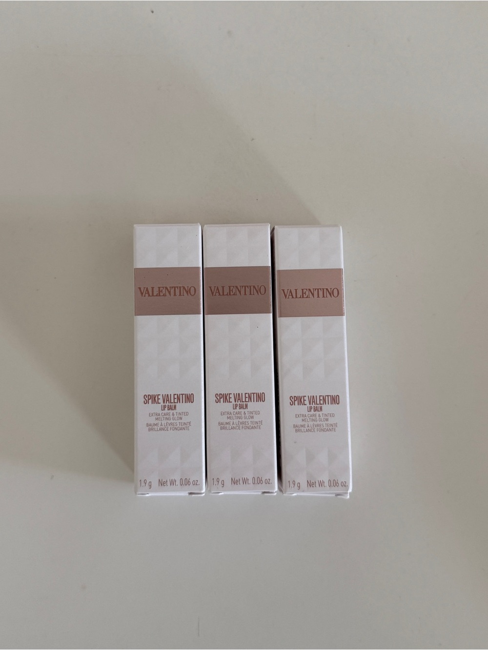 [BNIB] Set of 3 Spike Valentino Hydrating Disco Lip Balm